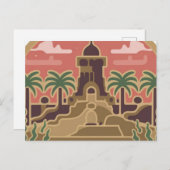 postcard ,town of 'Ghardaia' in Algeria Postkarte (Vorne/Hinten)