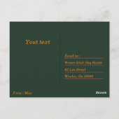 Postcard Trevelling Südkorea Einfach und elegant Postkarte (Rückseite)