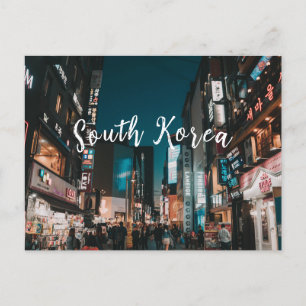 Postcard Trevelling Südkorea Postkarte
