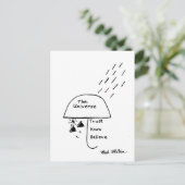 Postcard "Trust, Know, Glaube" Postkarte (Stehend Vorderseite)