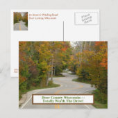 postcard, "TÜR LANDKREIS (WIS.) - WERDE DAS LAUFWE Postkarte (Vorne/Hinten)