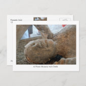 Postcard, UNESCO Mummy, Pompeji, Italien Zähne Postkarte (Vorne/Hinten)