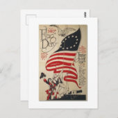 Postcard - USA Flag Day Postkarte (Vorne/Hinten)