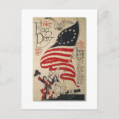 Postcard - USA Flag Day Postkarte (Vorderseite)