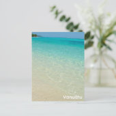 Postcard Vanuatu South Pacific Islands Water Beach Postkarte (Stehend Vorderseite)