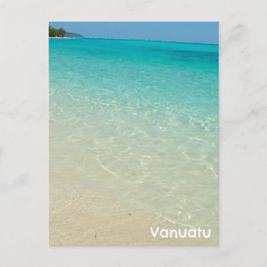 Postcard Vanuatu South Pacific Islands Water Beach Postkarte (Vorderseite)