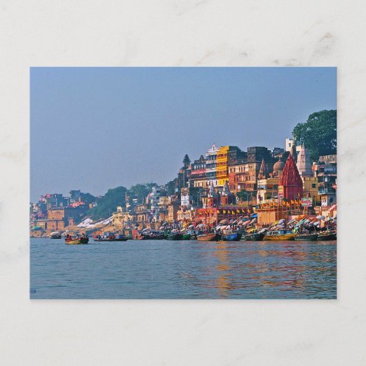 Postcard Varanasi, Indien Postkarte (Vorderseite)