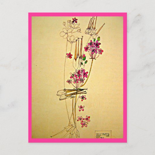 Postcard-Vintag Art-Charles Rennie Mackintosh 3 Postkarte (Vorderseite)