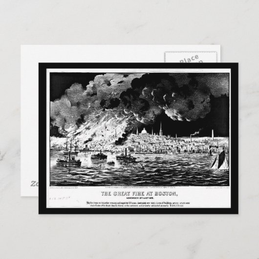 Postcard-Vintag Boston Art-14 Postkarte (Vorne/Hinten)