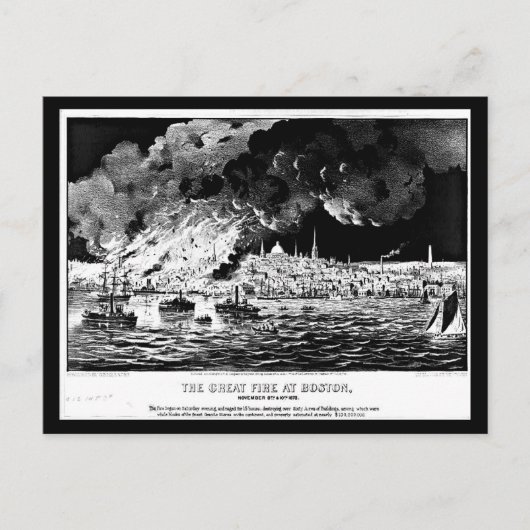 Postcard-Vintag Boston Art-14 Postkarte (Vorderseite)