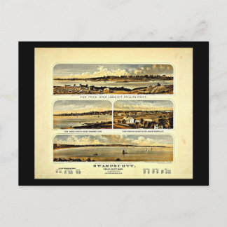 Postcard-Vintag Boston Artwork-27 Postkarte