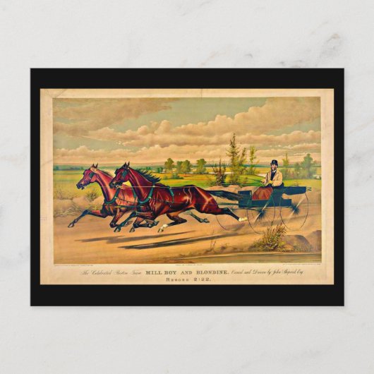 Postcard-Vintag Boston Artwork-41 Postkarte (Vorderseite)