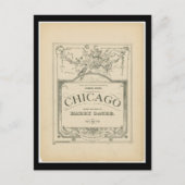 Postcard-Vintag Chicago Art-Chicago Postkarte (Vorderseite)