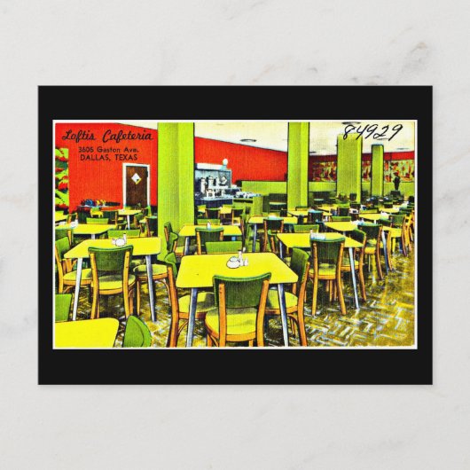 Postcard-Vintag Dallas Artwork-46 Postkarte (Vorderseite)