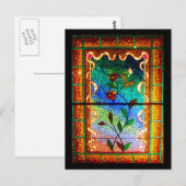 Postcard-Vintag gestanztes Glas-23 Postkarte (Vorne/Hinten)