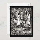 Postcard-Vintag Illustration-Aubrey Beardsley 13 Postkarte (Vorne/Hinten)