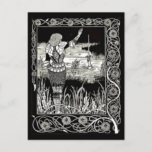 Postcard-Vintag Illustration-Aubrey Beardsley 34 Postkarte (Vorderseite)