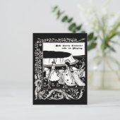 Postcard-Vintag Illustration-Aubrey Beardsley 37 Postkarte (Stehend Vorderseite)
