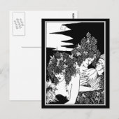 Postcard-Vintag Illustration-Aubrey Beardsley 41 Postkarte (Vorne/Hinten)