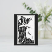 Postcard-Vintag Illustration-Aubrey Beardsley 7 Postkarte (Stehend Vorderseite)