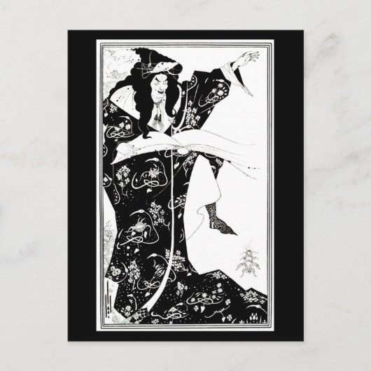 Postcard-Vintag Illustration-Aubrey Beardsley 7 Postkarte (Vorderseite)