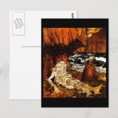 Postcard-Vintag Illustration-Rackham 12 Postkarte (Vorne/Hinten)