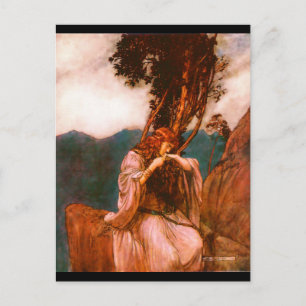 Postcard-Vintag Illustration-Rackham 21 Postkarte