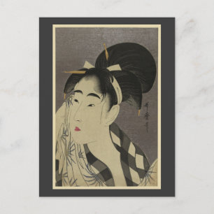 Postcard-Vintag Japanisch Art-Utamaro Kitagawa 2 Postkarte