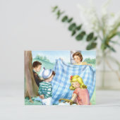 Postcard-Vintag Postkarte (Stehend Vorderseite)