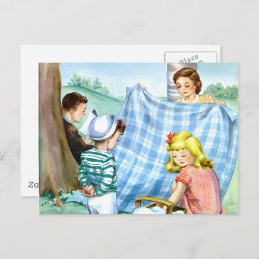 Postcard-Vintag Postkarte (Vorne/Hinten)