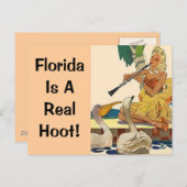 Postcard Vintag Retro Vacation Custom Hoot PC Postkarte (Vorne/Hinten)