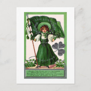 Postcard-Vintag St. Patricks Day Postkarte