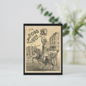 Postcard-Vintage Boston Artwork-40 Postkarte (Stehend Vorderseite)