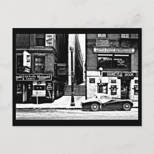 Postcard-Vintage Boston-Fotografie 17 Postkarte (Vorderseite)