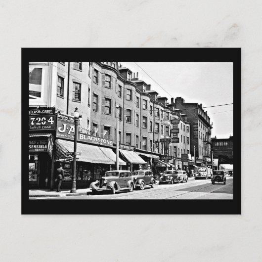 Postcard-Vintage Boston-Fotografie 24 Postkarte (Vorderseite)