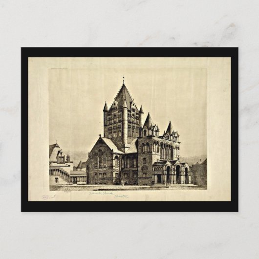 Postcard-Vintage Boston-Fotografie 42 Postkarte (Vorderseite)