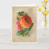 Postcard Vintage Collection-Vol.4 - Greeting Card Karte (Gelbe Blume)