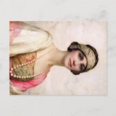 POSTCARD VINTAGE FRAU 1 POSTKARTE (Vorderseite)