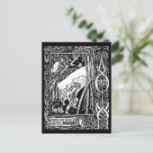 Postcard-Vintage Illustration-Aubrey Beardsley 6 Postkarte (Stehend Vorderseite)