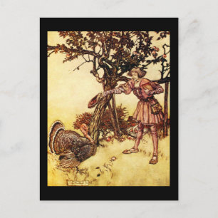 Postcard-Vintage Illustration-Rackham 4 Postkarte
