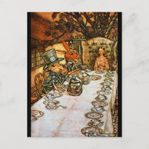 Postcard-Vintage Illustration-Rackham 7 Postkarte