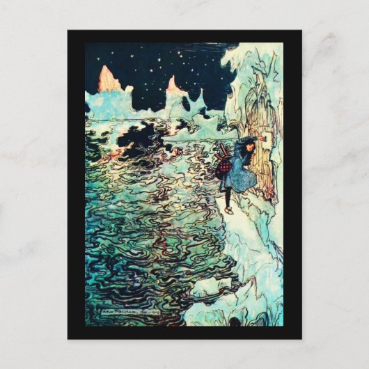 Postcard-Vintage Illustration-Rackham 8 Postkarte (Vorderseite)