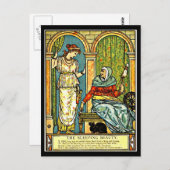 Postcard-Vintage Illustration-Walter Crane 12 Postkarte (Vorne/Hinten)