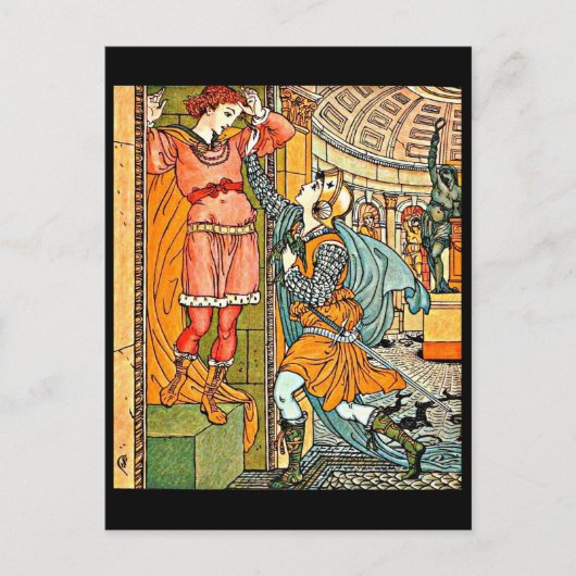 Postcard-Vintage Illustration-Walter Crane 27 Postkarte (Vorderseite)