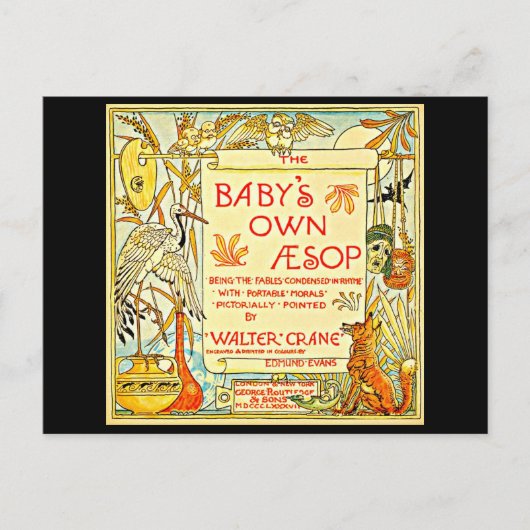 Postcard-Vintage Illustration-Walter Crane 32 Postkarte (Vorderseite)