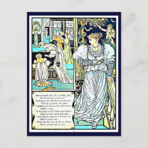 Postcard-Vintage Illustration-Walter Crane 43 Postkarte