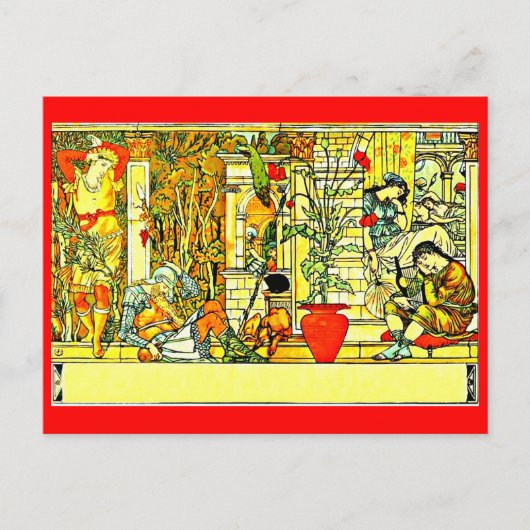 Postcard-Vintage Illustration-Walter Crane 44 Postkarte (Vorderseite)