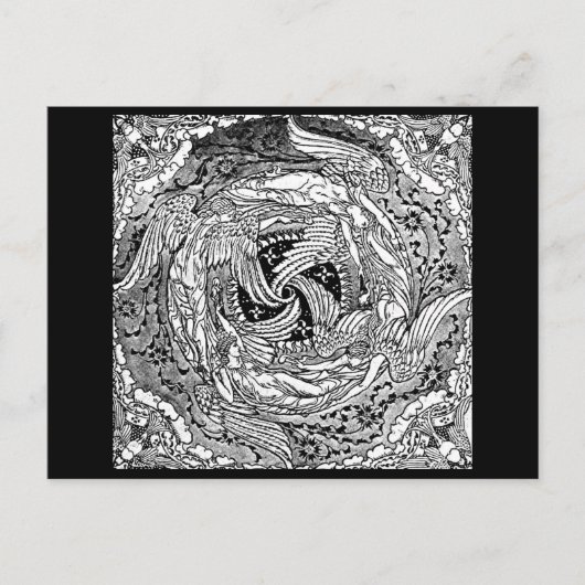 Postcard-Vintage Illustration-Walter Crane 62 Postkarte (Vorderseite)