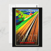 Postcard Vintage Reise - Japan Postkarte (Vorne/Hinten)