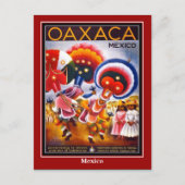 Postcard Vintage Reise Mexiko Oaxaco Postkarte (Vorderseite)